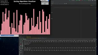 Java Sorting Algorithm Visualizer Under Development