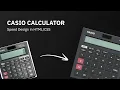 Casio Calculator Speed Design