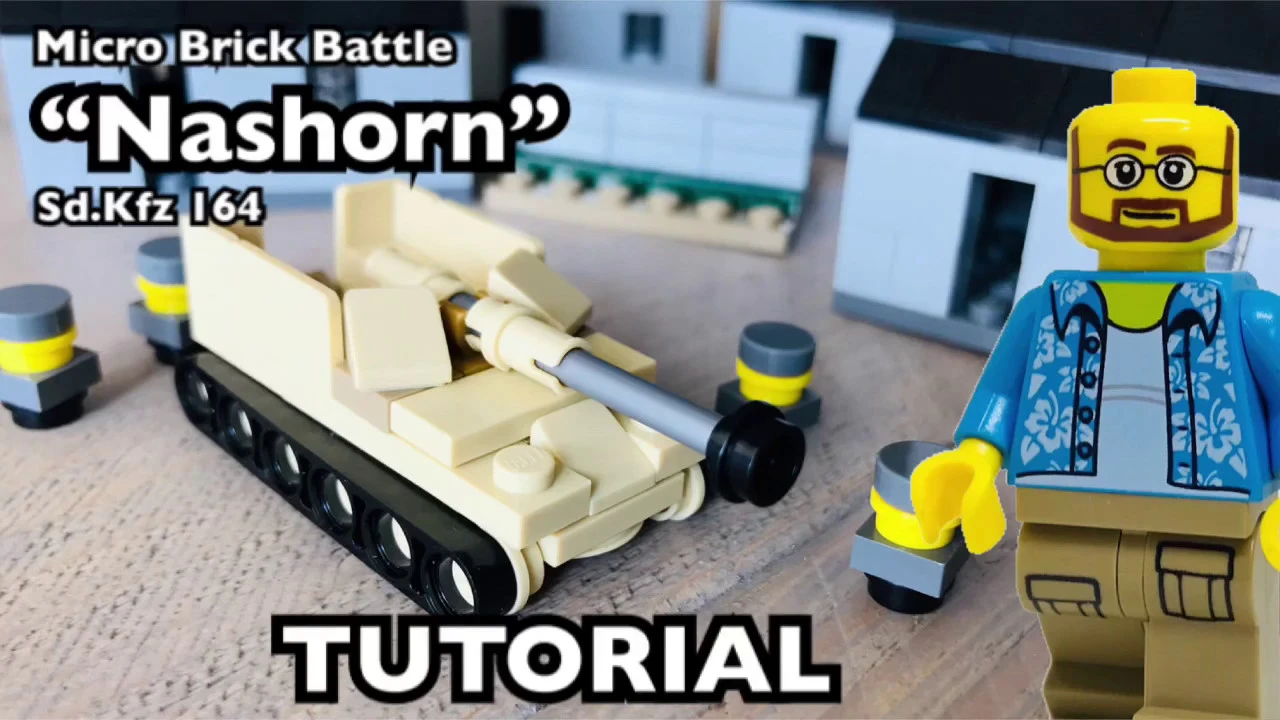 Instructions to build a LEGO Micro tank. A great tutorial for LEGO World War 2 fans who want to buil. 