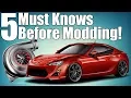 5 Must Knows Before Modding Your Car