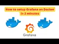Setup Grafana on Docker in 2 minutes