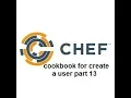 CHEF in Telugu part COOKBOOK for create a User DevOps Tutorial for beginners
