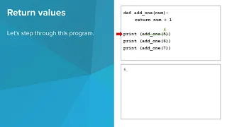 Python - Functions and Return Values