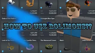 How to Use Rolimon s Roblox
