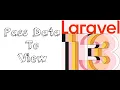 Lesson 10 - Laravel 13 Tutorial 3 Ways to Pass Data to Views Compact With Arrays