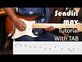 Download Lagu MAY - Sendiri - Guitar Intro \u0026 Solo Tutorial with TAB
