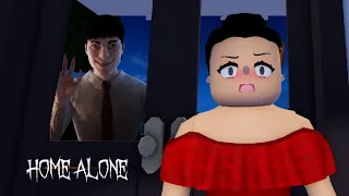 SOLA en casa | Le abre la puerta a TODOS | Home Alone | Mamá vs Roblox