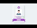 Beautiful Winner Card On Hover Confetti Animation