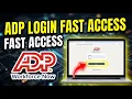 How to login to ADP Workforce Now employee portal - Fast Access