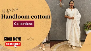 Handloom cotton elegance, thoughtfully crafted for effortless everyday style and timeless comfort 💖💞