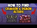 How to Find Crimson and Demon Altars in Terraria 1 4 4 9 Crimson and Demon altars Terraria
