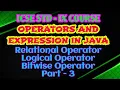 Operators and Expression in Java