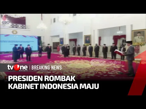 [BREAKING NEWS] Presiden Jokowi Lantik Menteri dan Wamen Baru