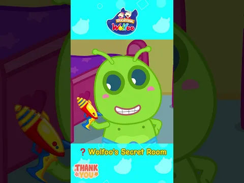 Lucy Built a Secret Room! 🌙 | Bedtime Routine for Kids #shorts #bedtime #wolfoo