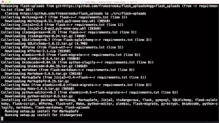 Using Docker with a Flask Application - Creating the flask blog container