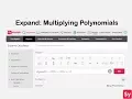 Expand Multiplying Polynomials