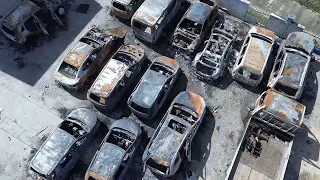 MAGARI 30 YALIYOCHOMWA MOTO KITUO CHA MAFUTA MAANDAMANO YA OCT 29 