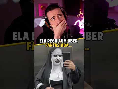 Mulher pega Uber fantasiada de freira e quase assusta motorista