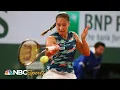2022 French Open Round 1 Diane Parry vs Barbora Krejcikova HIGHLIGHTS 2022 NBC Sports