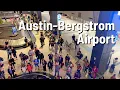 AUSTIN BERGSTROM Airport AUS Gate to Uber Walk 4K 2024