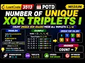 LeetCode 3513 Number of Unique XOR Triplets I Medium Python POTD 23-07-2026 VK Coder