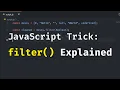 Master JavaScript s filter in 5 Minutes - Clean Powerful Simple