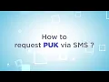 How to request PUK via SMS
