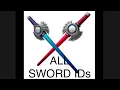 ALL swords roblox code IDs