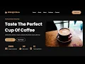 Responsive Coffee Shop Website Using HTML CSS JavaScript