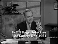 Download Lagu Front Page Detective The Lonely One 1951. Lost DuMont Network-serie. Noir klassieke mysterie, spa...