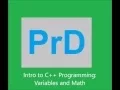 Intro to C Programming 2 Variables and Math