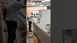 Side panels for the coaming done and mounted on port side. Check out the full episode ⛵️