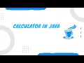 Calculator In Java