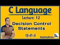 Decision Control Flow Statement in C in Hindi Sequential Selection Iteration C Language Tutorial