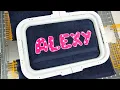 How to applique any letter using Dafont Wilcom Hatch 2 and The Ricoma MT-1501