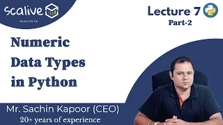 Lecture 7-2 Numeric Data Types in Python - SCALive