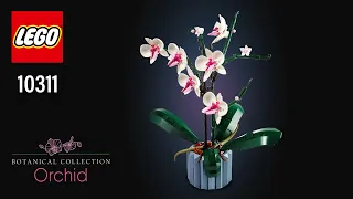 LEGO® ICONS™ | Orchid (10311)[608 pcs] Step-by-Step Building Instructions | Top Brick Builder
