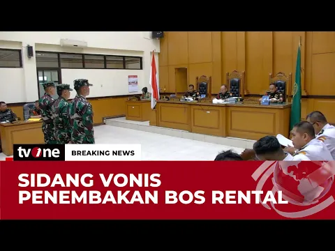 3 Oknum TNI AL Penembak Bos Rental Mobil Jalani Sidang Vonis