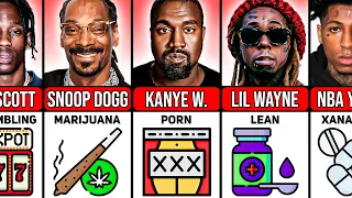 famous rappers secret addictions