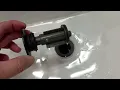 This Kohler Drain Click Works Like This