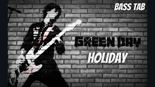 Green Day - Holiday BASS TAB PLAY ALONG