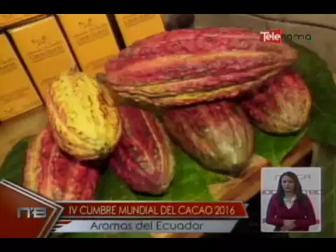 IV Cumbre mundial del Cacao 2016 Aromas del Ecuador