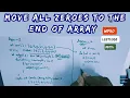 Move all zeroes to the end of an array asked in Wipro mettl exam leetcode