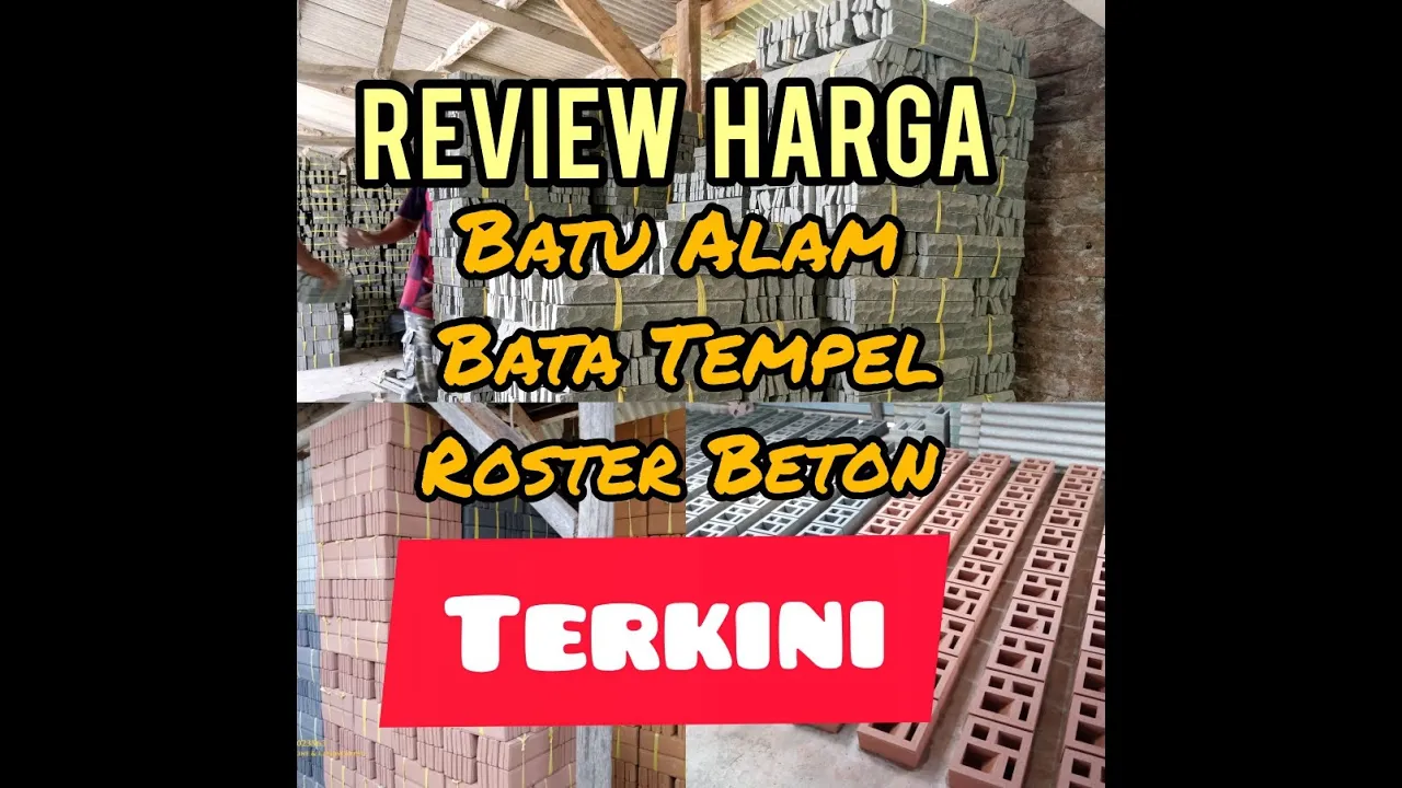 
          
          
          
            
            REVIEW HARGA PASAR BATU ALAM,BATA TEMPEL & ROSTER BETON TERKINI | REVIEW HARGA | HARGA BATU ALAM.
          
        . 