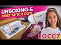 POOLIN EOC07 UNBOXING AND FIRST STITCH Unboxing Setting Up and Doing A First Stitch With My EOC07