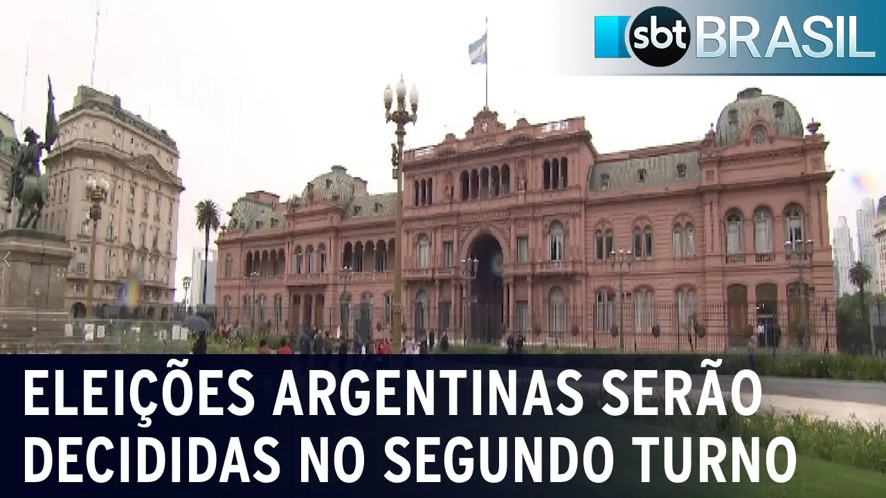 Ministro da economia supera candidato ultraliberal nas eleições argentinas | SBT Brasil (23/10/23)