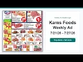 Karns Foods Weekly Ad 26 - 26 Best Deals