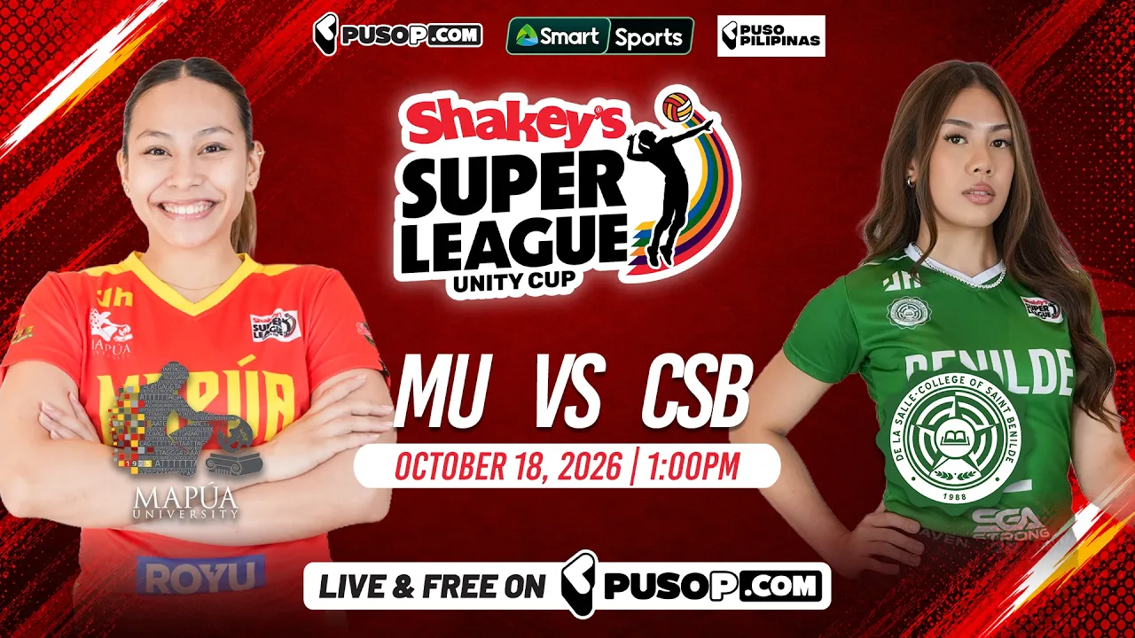 Shakey’s Super League Unity Cup 2026 | MU vs CSB