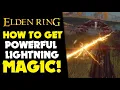 Elden Ring How to get 3 EXTREMELY OVER POWERED Lightning Spells Elden Ring PS5 Gameplay