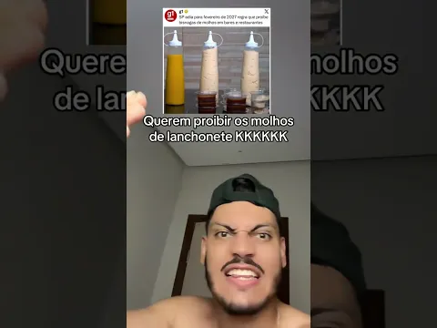 QUEREM PROIBIR OS MOLHOS DE LANCHONETE